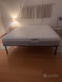 Materasso Eminflex + rete matrimoniale 160x190