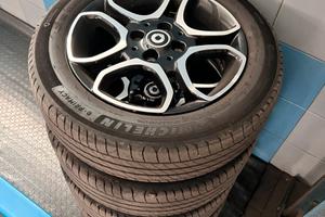 Cerchi Smart 453 con gomme