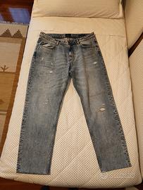 Jeans pont modello Yellowstone cropped 