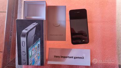 1261-Smartphone Apple iPhone 4 A1332 16GB con Scat