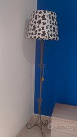 lampada ferro battuto 