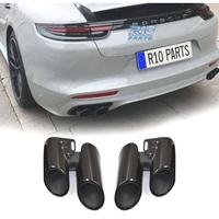 TERMINALI SCARICO PORSCHE PANAMERA 17- LOOK S NERO