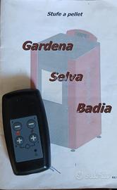 Stufa pellet Selva Badia Gardena 12 kW.