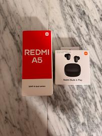 Xiaomi Redmi A5 128gb piu Xiaomi Buds play 6