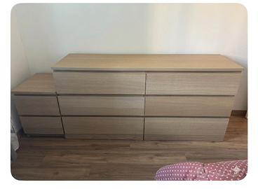 Cassettone ikea e 2 comodini ikea