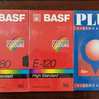Videocassette vhs nuove 60