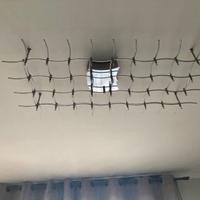 Lampadario a soffitto più  lampada a parete