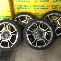 4 CERCHI ABARTH 500 17'' USATI  