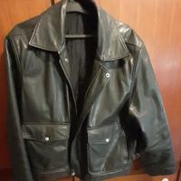 giubbotto di pelle  vintage tg  54/56 unisex