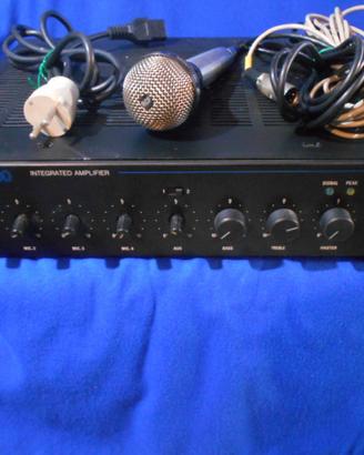 Amplificatore paso 7500  microfono filodiffusione