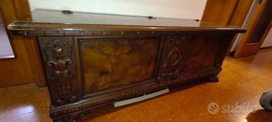 cassapanca di legno antica