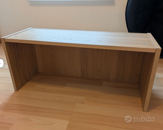 Modulo Top Libreria Billy 80 Rovere Sbiancato