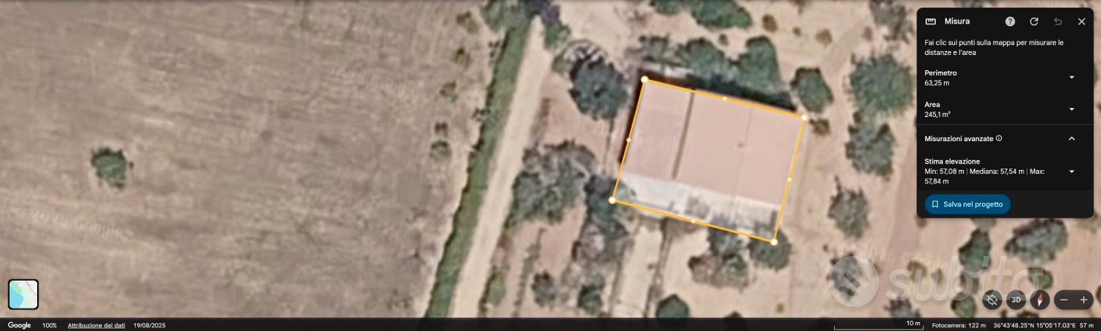 Terreno agricolo con annessa abitazione - Vista 2