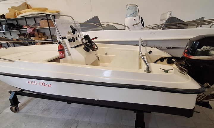 Barca best 485+Motore 40/60cv Mercury tagliandato