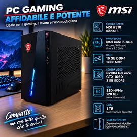 PC compatto MSI gaming / ufficio