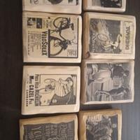 lotto stock calamite con immagini vintage su base