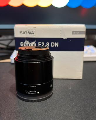 Sigma art 60 mm f 2.8 sony E