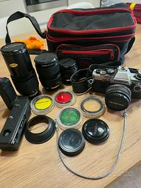 olympus om 10 obbiettivi e filtri