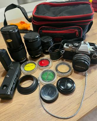 olympus om 10 obbiettivi e filtri
