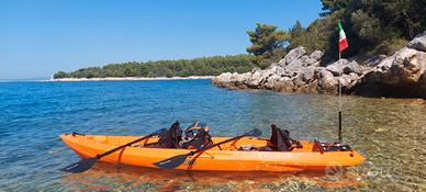 Canoa kayak sit on top 2/3 posti