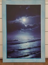 Stampa su tela canvas paesaggio marino 100 X 70