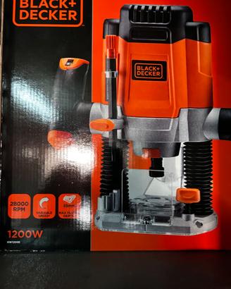 Fresatrice Black+Decker KW1200E 1200W come nuova