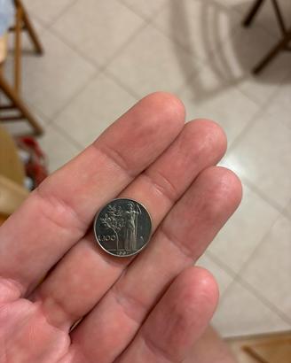 100 Lire Minerva 1991 Repubblica Italiana