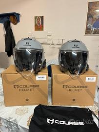 Coppia caschi jet course helmet