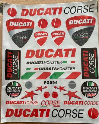 Adesivi stickers Ducati