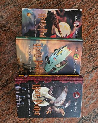 3 libri di Harry Potter  più l'ottavo libro 