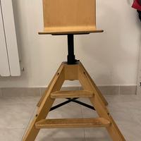 Sedia bambino legno ikea