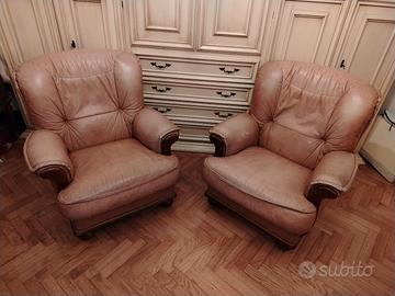 poltrone in pelle