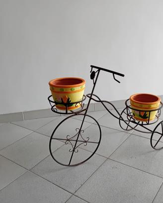 Bicicletta portafiori artigianale 