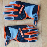 GUANTI  ARANCIO-GRIGI-NERI  LEGGERI