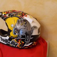 Pettorina e casco cross bimbo