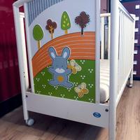 Lettino Pali bambini + materasso sistema Aerosleep