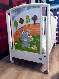 Lettino Pali bambini + materasso sistema Aerosleep