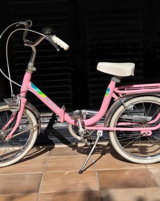 Bicicletta Chiorda Safari pieghevole rosa