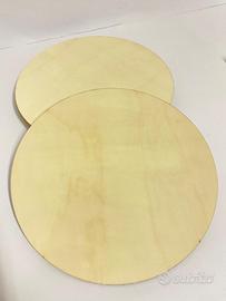 Scrabooking dischi in legno