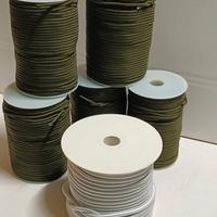 5 rotoli corda verde 3mm +  1 corda elastica 6mm
