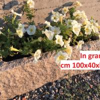 Fioriere in pietra granito