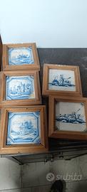 piastrelle in ceramica olandese "Delft blu",