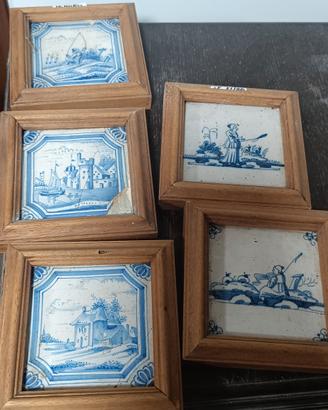 piastrelle in ceramica olandese "Delft blu",