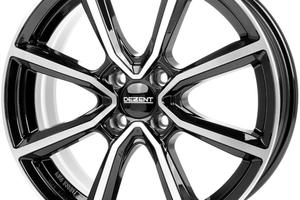 Cerchi in lega 17 DEZENT TN Nero diam FIAT FORD KI