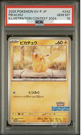 Pokemon Pikachu 242 illustration contest PSA 10