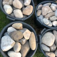 Sassi di fiume x costruzione stradine o drenaggio