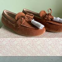 Mocassino barca in suede con nappine Liu Jo