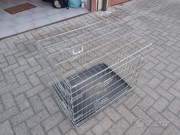 Box pieghevole zincato per cani