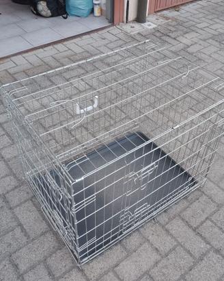 Box pieghevole zincato per cani