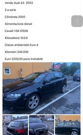 Audi A 3 2a serie del 2005